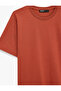 Regular Fit Short Sleeve Crew Neck Basic Cotton T-Shirt - 5