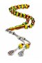Sürmeli Powder Amber Set of 3 Prayer Beads Oval, Drop, Barley Model Silver Color Premium Gift Prayer Beads with Tassels - 5