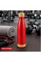 500ml Double Wall Stainless Steel Insulated Vacuum Water Bottle with Bamboo Lid & Bamboo Base – Leak-Proof Thermal Flask for Hot & Cold Drinks, Reusable Sports Bottle for Travel, Office, Gym - 4