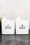 2-Piece 2200 ml Self-Scaled Detergent Set Colored & White Labeled Detergent Dispenser Set Storage Container - 6