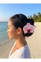 Hawaiian Breeze Handcrafted Orchid Hair Clip - Tropical Bridal and Daily Hair Accessory