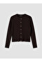 Esvab • Modern & Distinctive Zero Roba Collar Women's Knitwear Cardigan - 6