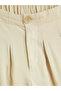 Wideleg Pleated Girls' Gabardine Pants - 3