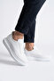 Drake High Quality Lace-Up Thick Sole Men's Casual Sneaker White - 6