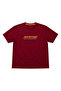 Men's Large Size Burgundy Crew Neck Short Sleeve Overcome T-Shirt 3Xl-4Xl-5Xl-6Xl - 4
