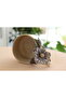 Stonware Çiçek Kabartmalı Mug - 4