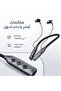 سماعة رقبة لاسلكية Neck Headset موديل 700280 بصوت HiFi وميكروفون للمكالمات وتحكم متعدد الوظائف وبطارية حتى 120 ساعة - 3
