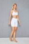 3 Pieces Mixed (Black, Beige and White) Combed Cotton 95% Cotton 5% Lycra Comfortable Above-Knee Shorts Leggings, Women's Short Leggings, Combed Cotton Leggings, Leggings, Soft Shorts Leggings, Summer Leggings, Cotton Leggings, Plus Size Leggings - 7