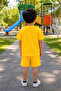 Boy's Printed Combed Cotton Shorts Set 3-5 Years I Cotton Combed Shorts Set I Short Sleeve Shorts Combed Cotton Set - 5