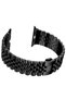 Replacement Band for Apple Watch Ultra 49mm 45mm/44mm/42mm, Stainless Steel Metal Bracelet (Black) - 4
