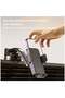 C172 Suction Cup Type Bending Arm Car Phone Holder (Black) - 2