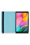 Samsung Galaxy Tab A7 Lite 8.7 2021 Case 360 Degree Rotating Stand Folio Leather Smart Cover (Light Blue) - 4