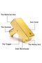 Golden Money Shooter, Make it Rain/Spray Money Gun Paper Playing Toy, Handheld Spray Cash Gun for Game, Movies, Party Supplies - 3