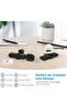 Upgraded Plug-Play Wireless Lapel Lavalier Microphone For Iphone Ipad Recording,Youtube Facebook Live Stream,Vlog, Auto-Sync Mic With 2 Clips - 5