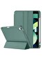 Case for iPad 10th Generation 10.9 Inch (2022 Model), Slim Stand Hard Back Shell Cover with Auto Wake/Sleep Function, Dark Green Color
