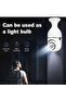 Wireless Security Camera, 1080P WiFi Lampcamera 2 Way Talk 360 Degree Motion Detection Surveillance Camera with Night Vision - 6