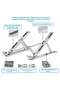 Adjustable Laptop Stand, Portable Aluminium Laptop Riser Laptop Holder for Desk, Foldable Ventilated Cooling Computer Support Stand - 3