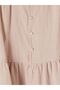 Lcw Modest Pink Gathered Women's Muslin Tunic - 6