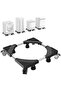 Mini Fridge & Washing Machine Adjustable Stand – 4 Locking Twin Wheels & 4 Strong Feet