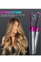 Styler 5 in 1 Hair Dryer Hot Air Brush Styler Negative Ion Hair Straightener Volumizer Hair Curler Hot Air Wrap Comb Brush(UK) - 3