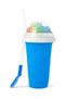 Travel Portable Double Layer Silica Cup Pinch Cup Hot Summer Cooler Smoothie Silicon Cup Pinch into Ice Children's Adult Slushy Ice Cup