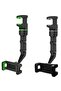 2PCS Rearview Mirror Phone Holder, 360 Rotatable Car Phone Holder Mount, Universal 50mm-100mm Multifunctional Rear View Mirror Phone Holder Cell Phone Cradles for Car/Back Seat/Kitchen (Blac