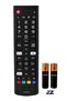 AKB75675304 Replacement Remote Control Compatible for LG AKB75675304 Smart LED TVs with battery