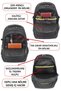 Large Size Travel Daily Backpack 60 Liters 17.3 Inch Shock Absorbing Protection Waterproof Fabric Dada 09 Black - 5