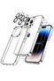 iPhone 14 Pro Max 6.7 Inch [5 in 1] Military Grade Clear Case with 2 Tempered Glass Screen Protectors and 2 Shockproof Camera Cases