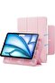 Pink Magnetic Trifold Case for iPad Air 11-Inch M2 (2024) & iPad Air 6th/5th/4th Gen (2024/2022/2020)