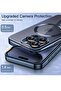 Electroplated Case for iPhone 15 Pro Max, Camera Protection, MagSafe, Shockproof TPU (Blue) - 4