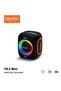TB-3 Mini Portable Wireless Bluetooth Speaker, HiFi Sound, RGB Lighting, Compact, Black - 4