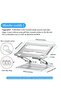 Laptop Stand, Foldable Laptop Holder with Heat-Vent Portable Aluminum Computer Stand - 4