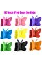 iPad Case for Kids, Feitenn 3D Butterfly EVA Lightweight Shockproof Kickstand for iPad 5/6/Pro 9.7/New iPad 2017 (YELLOW) - 7
