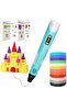 3D Printer Pen Set with 1.75mm PLA Filament (Each 5M) – Ergonomic Design, Gift-Ready Packaging