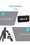 KT325+NB30 1.6m Aluminum Alloy Camera Tripod Monopod with 360° Ball Head - Black Finish - 4