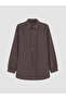 Striped Oversize Women's Shirt Tunic