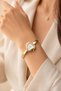 Loves Women's Gold Heart Case Wristwatch with White Dial Stone Indexes Steel Bracelet Luxury Elegant Minimal Women's Watch 2026 - 6