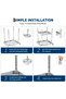 24 x 30 x 30 Inch Stainless Steel Grill Stand, NSF Certified Commercial Kitchen Prep Table with 2 Inch Splashback, Heavy Duty 400 lb Equipment Table - 5