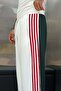 بنطلون رياضي رجالي بتصميم مختلف من الأمام والخلف باللون الأخضر مقاس كبير - 3