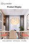 Chandelier Bohemian Boho Beachy Ceiling Lamp Light Romantic Feather Chandelier Ceiling Light Farmhouse Chandelier for Bedroom Living Room Playroom - 2