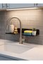 Stainless Steel Behind-The-Faucet Shelf |   Over-The-Sink Organizer Shelf - 3