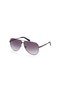 Shiny Gunmetal Uv400 Metal Male Sunglasses