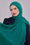 Green Abstract Tulip Pattern Jacquard Capri Shawl