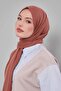 شال تانزيل سادة بلون تان - 3