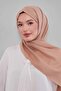 شال تينسل مسطح بلون تان فاتح