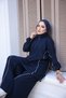 Women's Casual Set / Sports Set Zippered Hijab Modern Tracksuit Set - 2