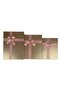 Pink Paper Rectangular Boxes Top Bottom Set 3 Pieces - 2