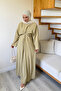 Molly Nelly Women's Front Tie Oversize Modal Dress - 5