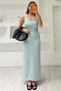 Soft Touch Drawstring Modal Long Dress - 4